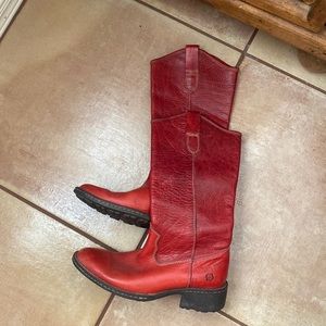 Born Red Cowgirl Boots